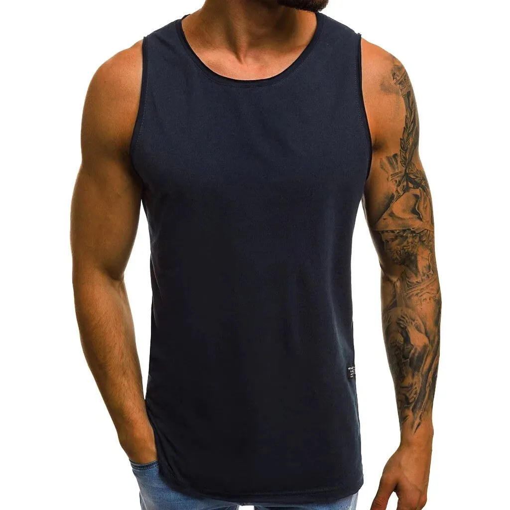 2024 Men's Summer Casual Slim Sleeveless Shirt by YOUYEDIAN