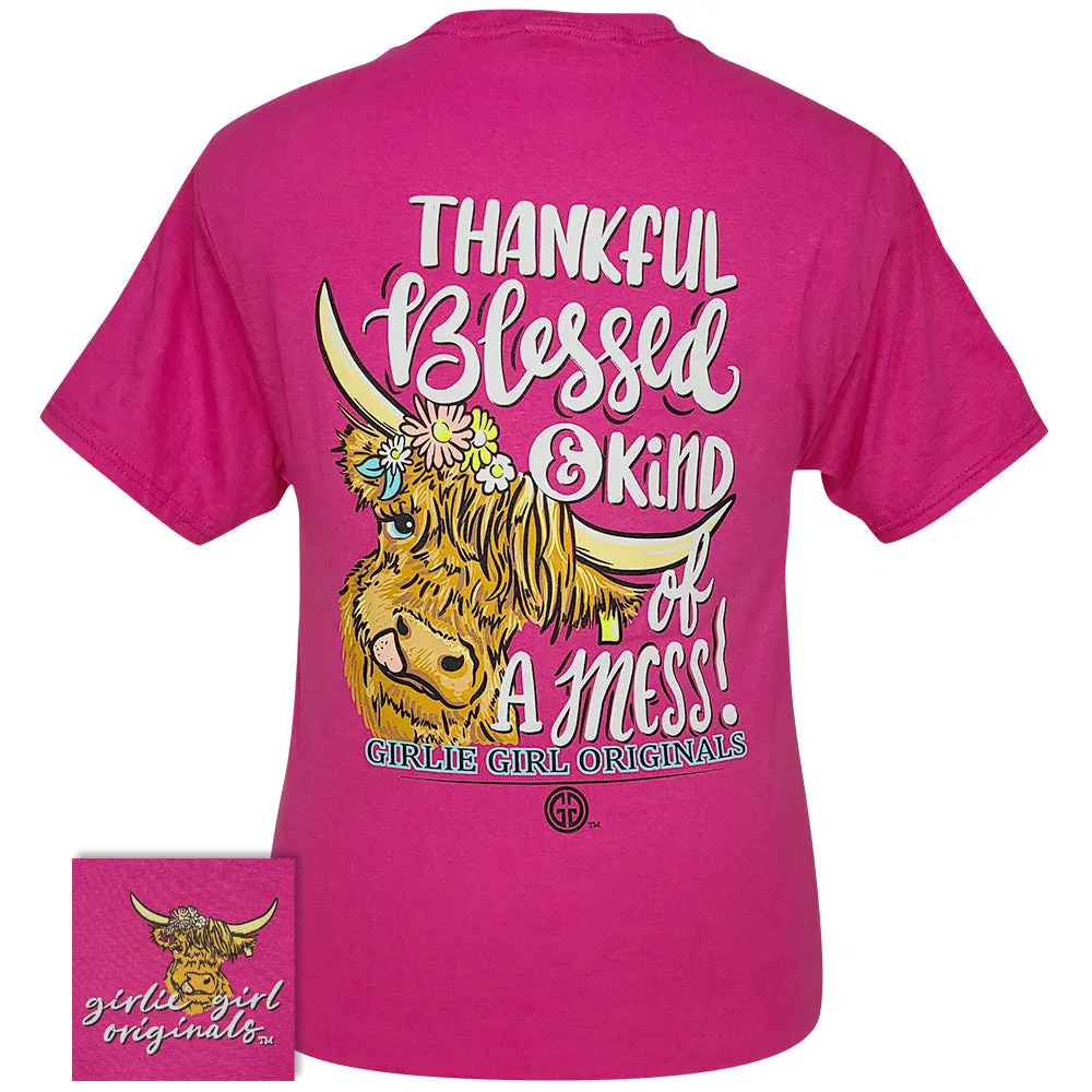 2538 Thankful Blessed SS-Cyber Pink