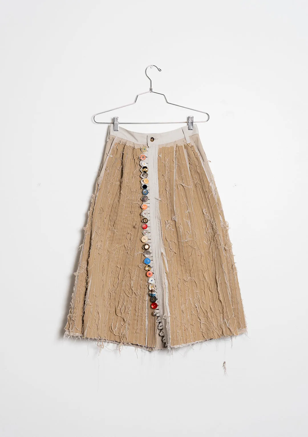 3P Long A-Line Skirt (3 Shades of Khaki)