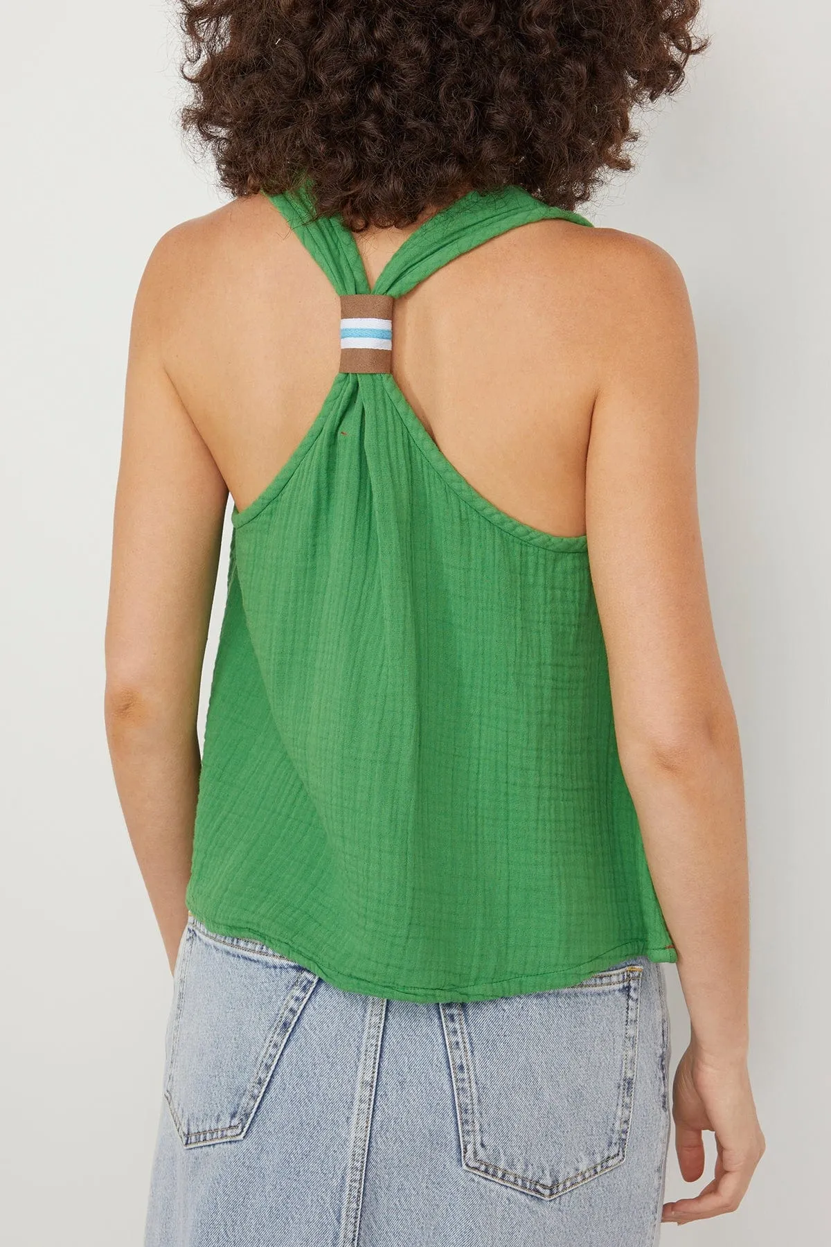 Axl Top in Pesto