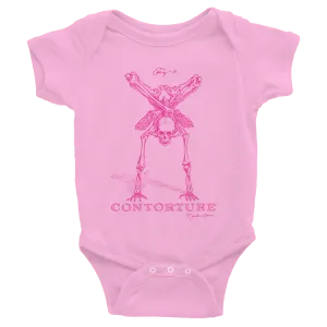 Baby Short Sleeve Bodysuit: PINKY