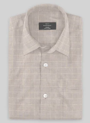 Beaver Checks Linen Shirt