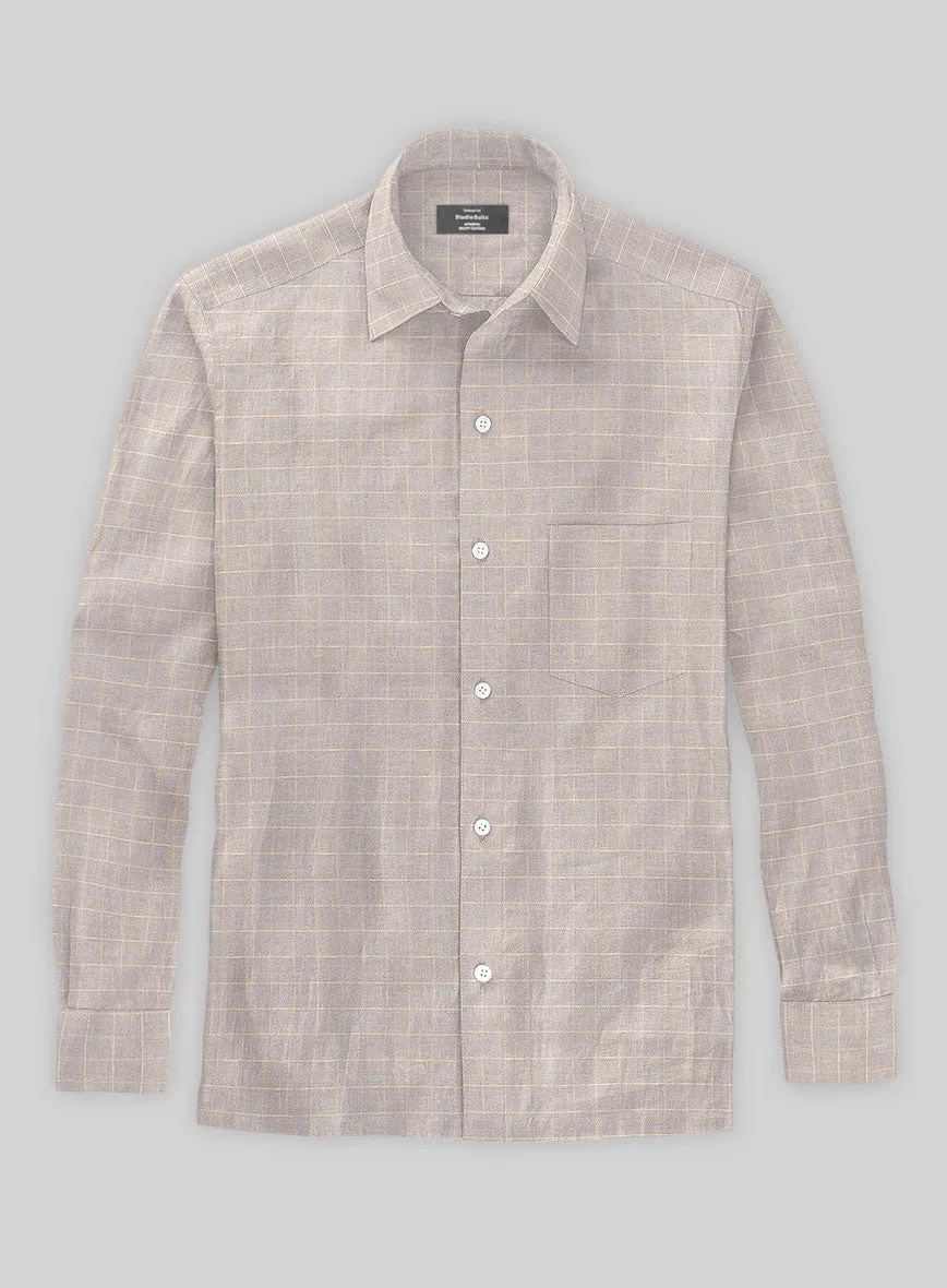 Beaver Checks Linen Shirt