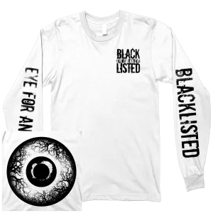 Blacklisted "Eye For An Eye" White Longsleeve