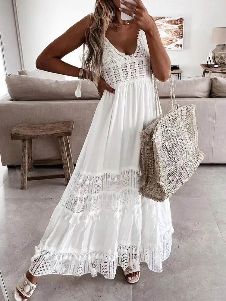 Boho Queen Tassel Dress