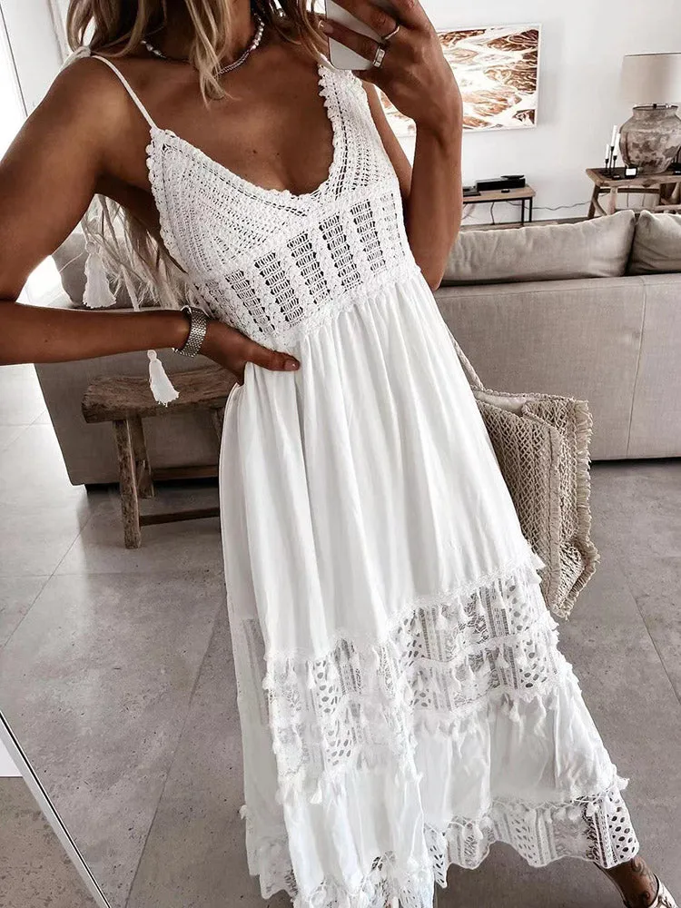 Boho Queen Tassel Dress