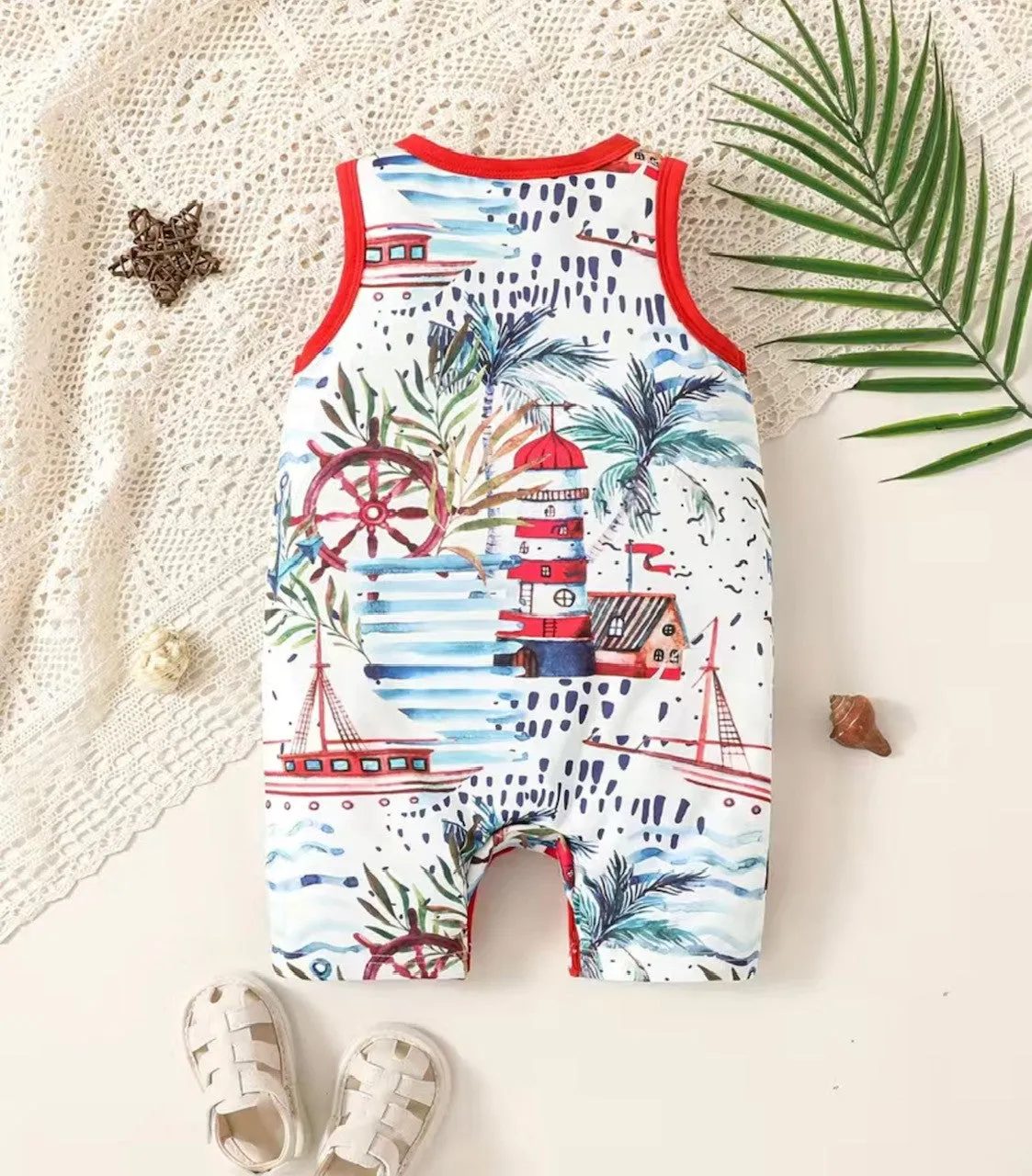 Coastal Cruisin Infant Romper