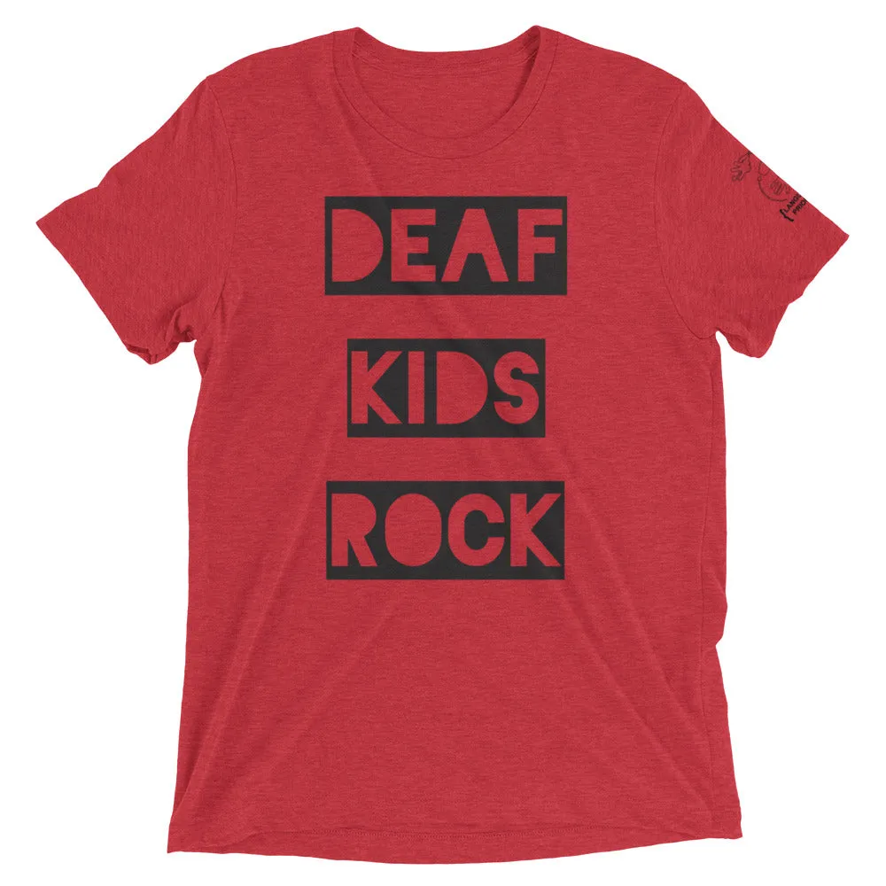 DEAF KIDS ROCK Short Sleeve Tee