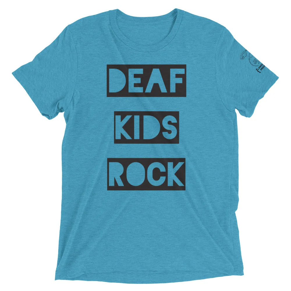 DEAF KIDS ROCK Short Sleeve Tee