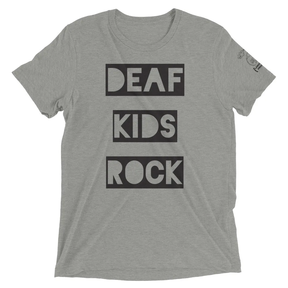 DEAF KIDS ROCK Short Sleeve Tee