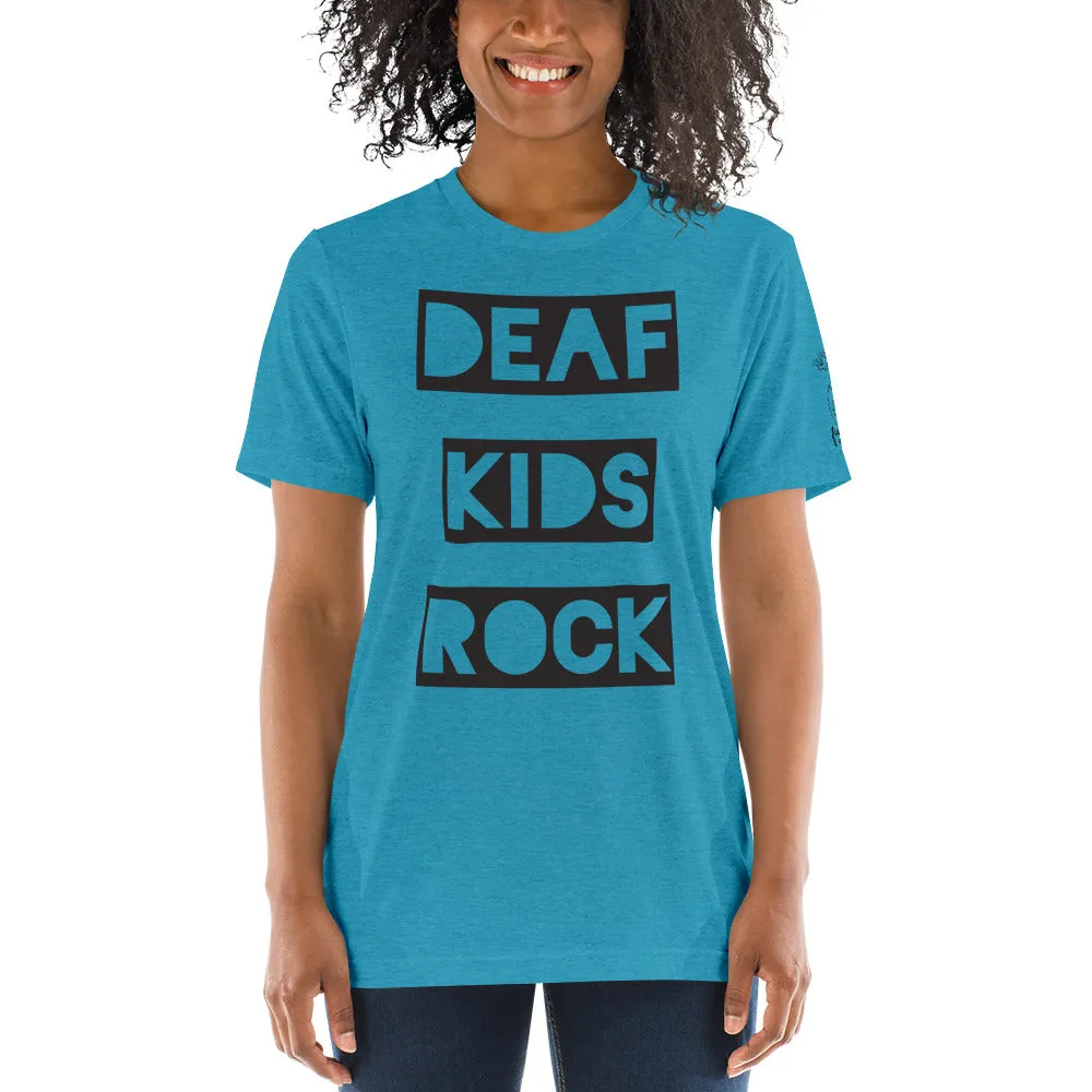 DEAF KIDS ROCK Short Sleeve Tee