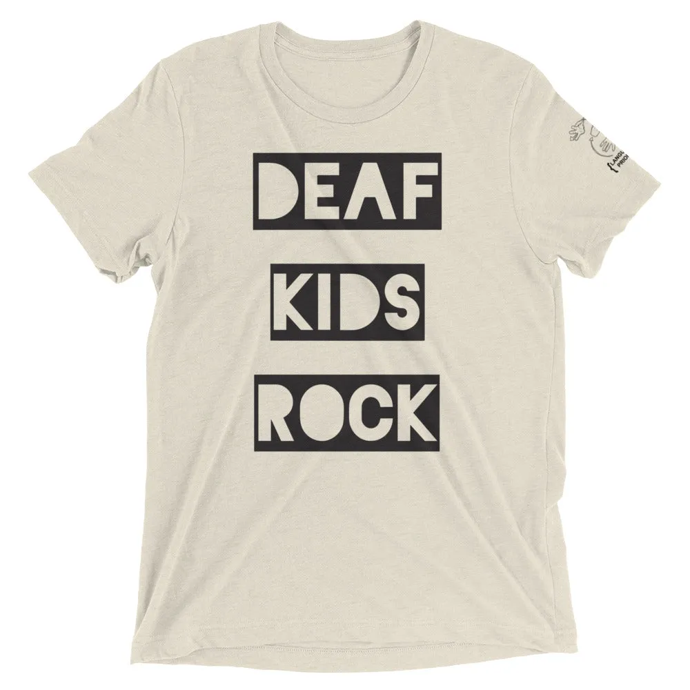 DEAF KIDS ROCK Short Sleeve Tee