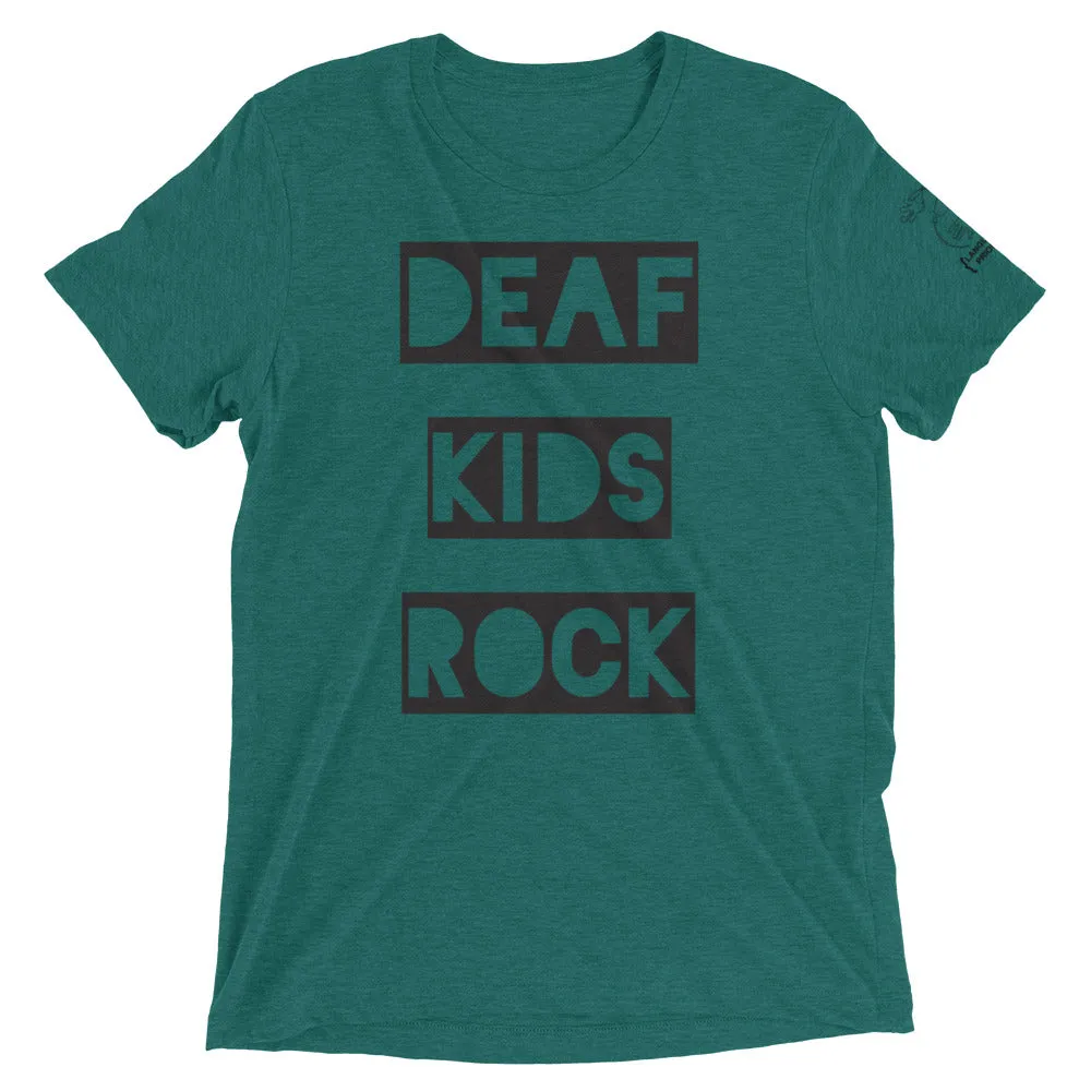 DEAF KIDS ROCK Short Sleeve Tee