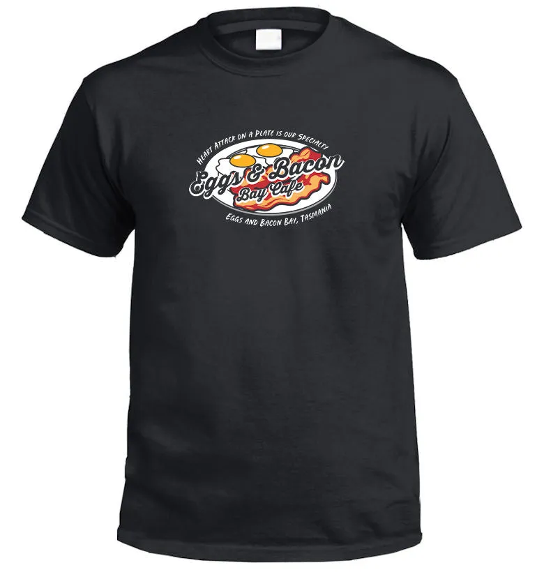 Eggs & Bacon Bay Cafe Tasmania T-Shirt (Various Colours)