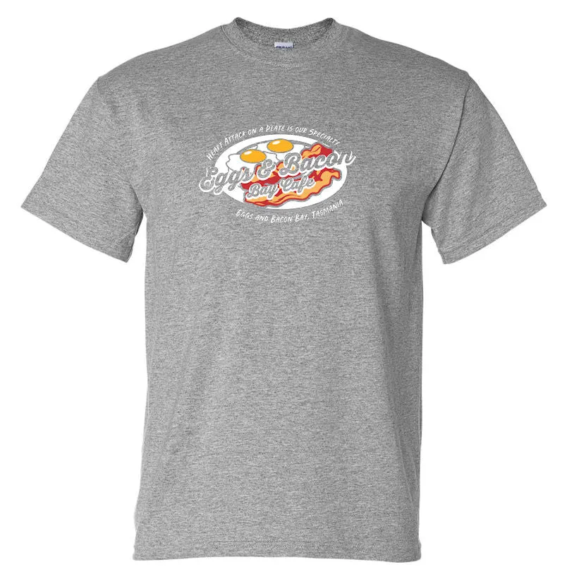 Eggs & Bacon Bay Cafe Tasmania T-Shirt (Various Colours)