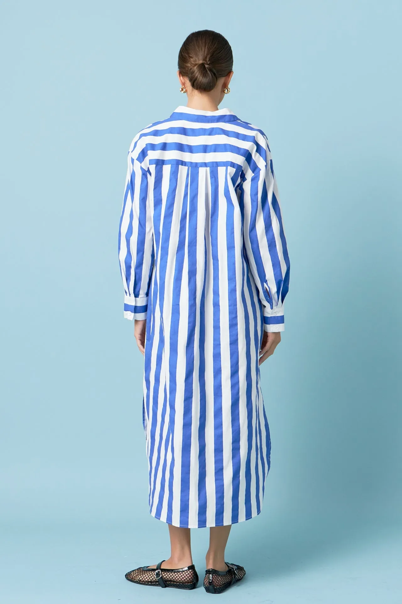 English Factory - Big Stripe Maxi Dress