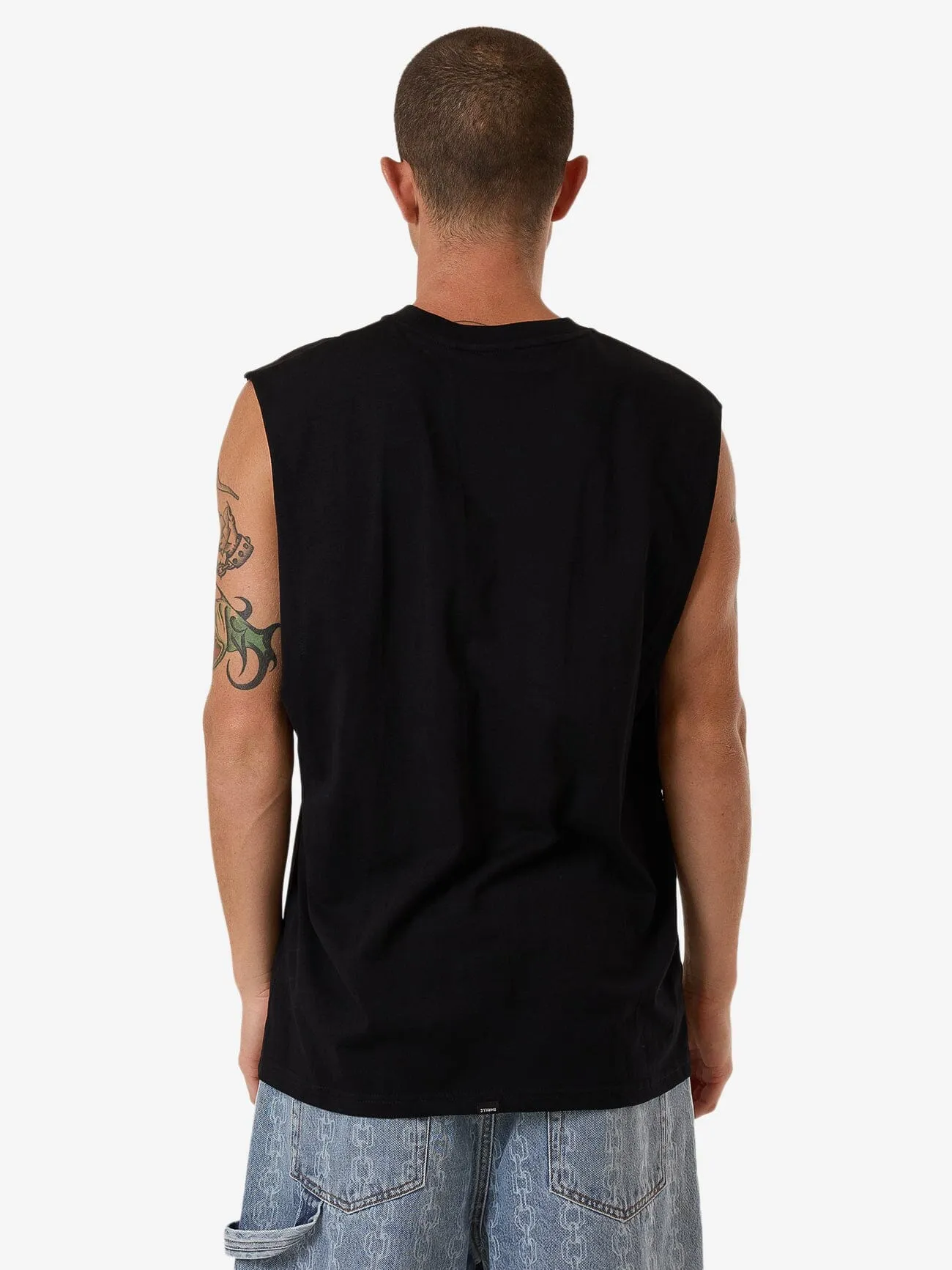 Logic Merch Fit Muscle Tee - Black