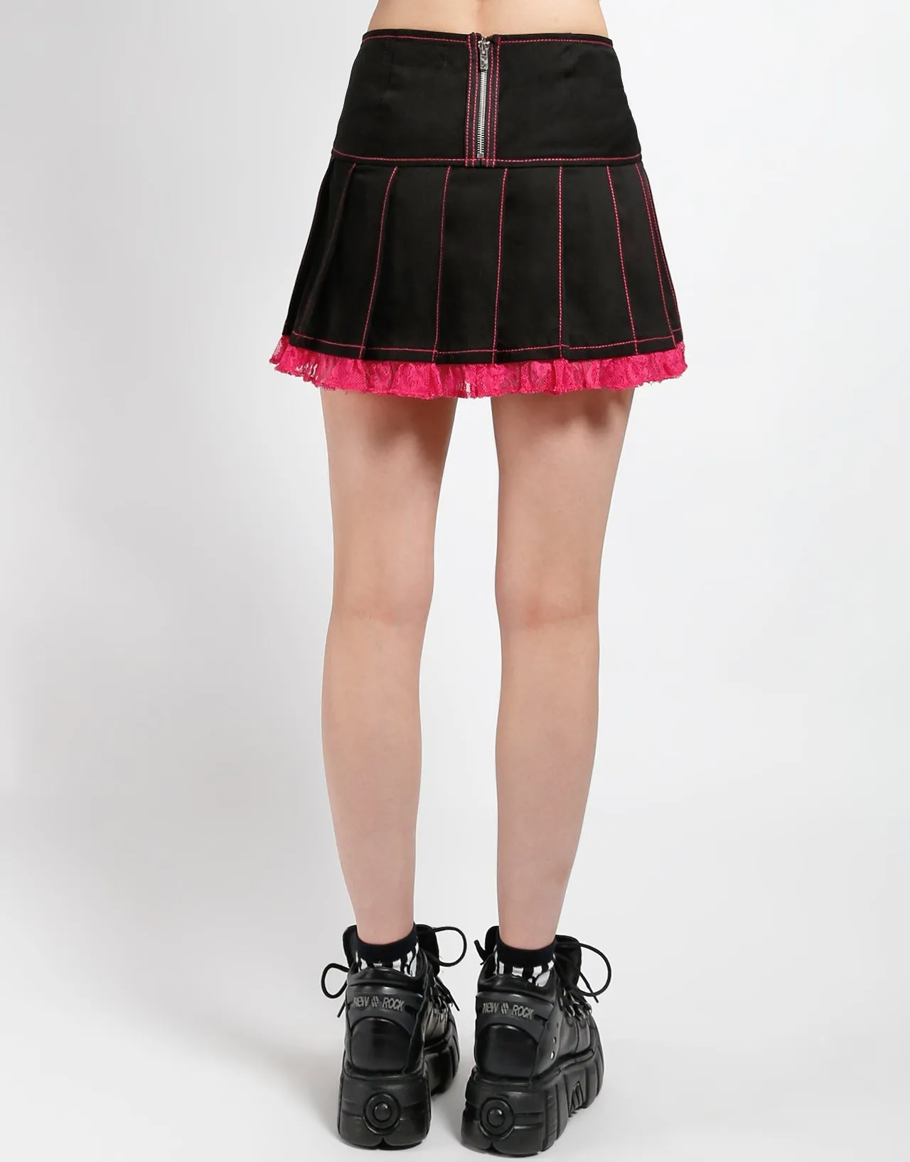 LOLITA PLEATED SKIRT PINK