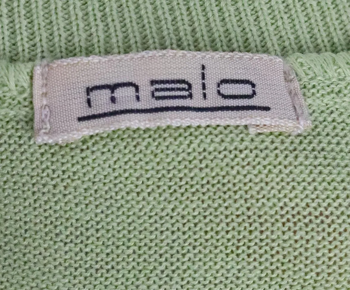 Malo Green Cotton Shortsleeve Crewneck sz 12