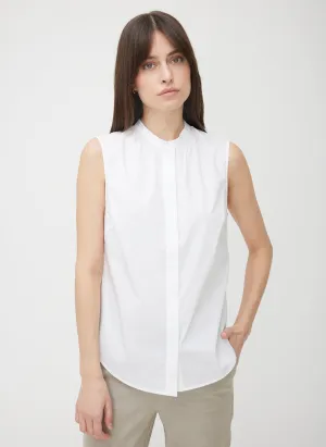 Marbella Sleeveless Poplin Shirt