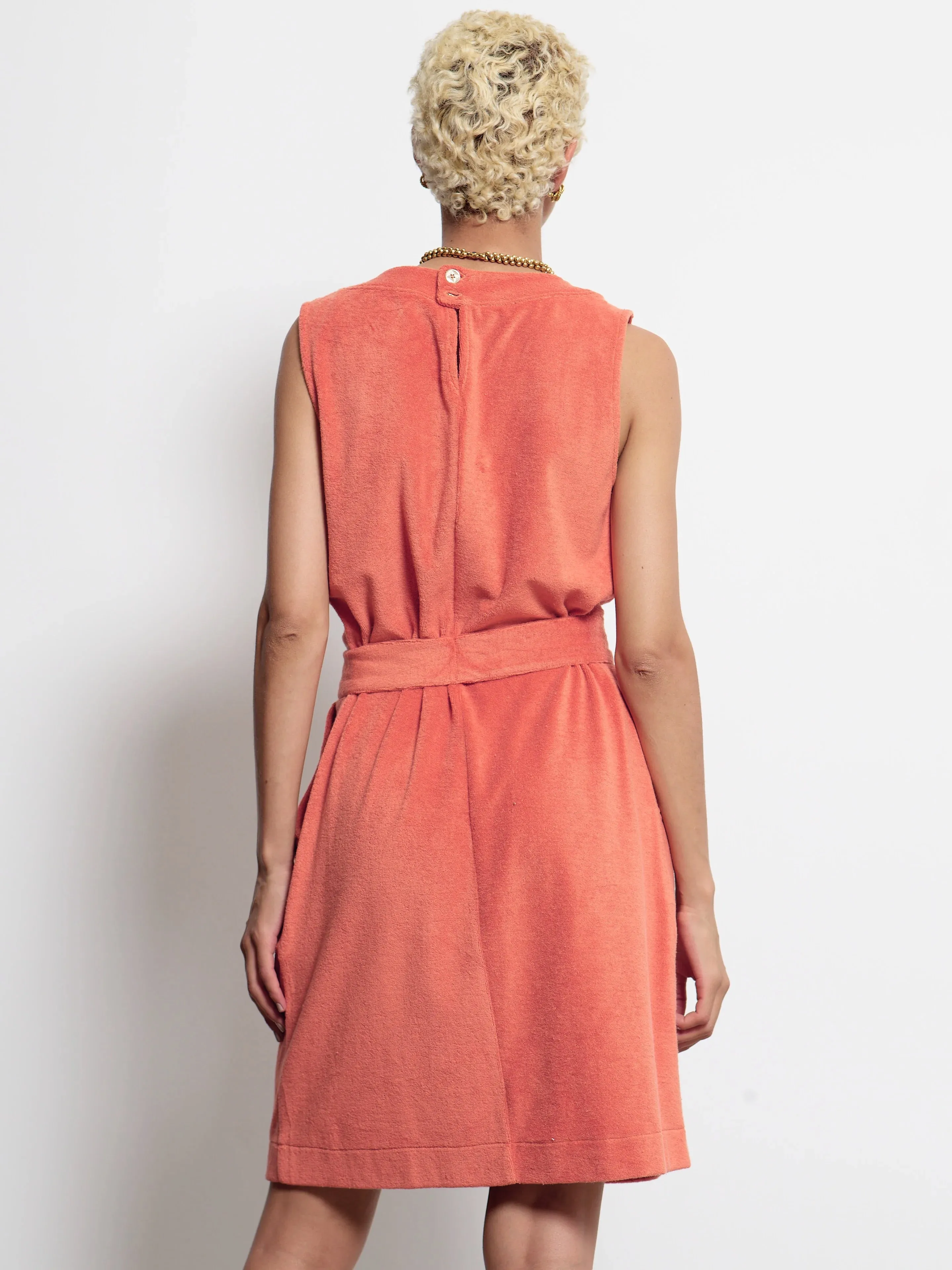 MIDI DRESS CORAL