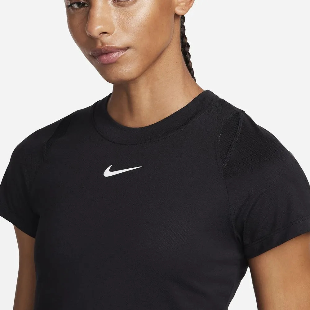 Nike Women's Advantage Short Sleeve - Black