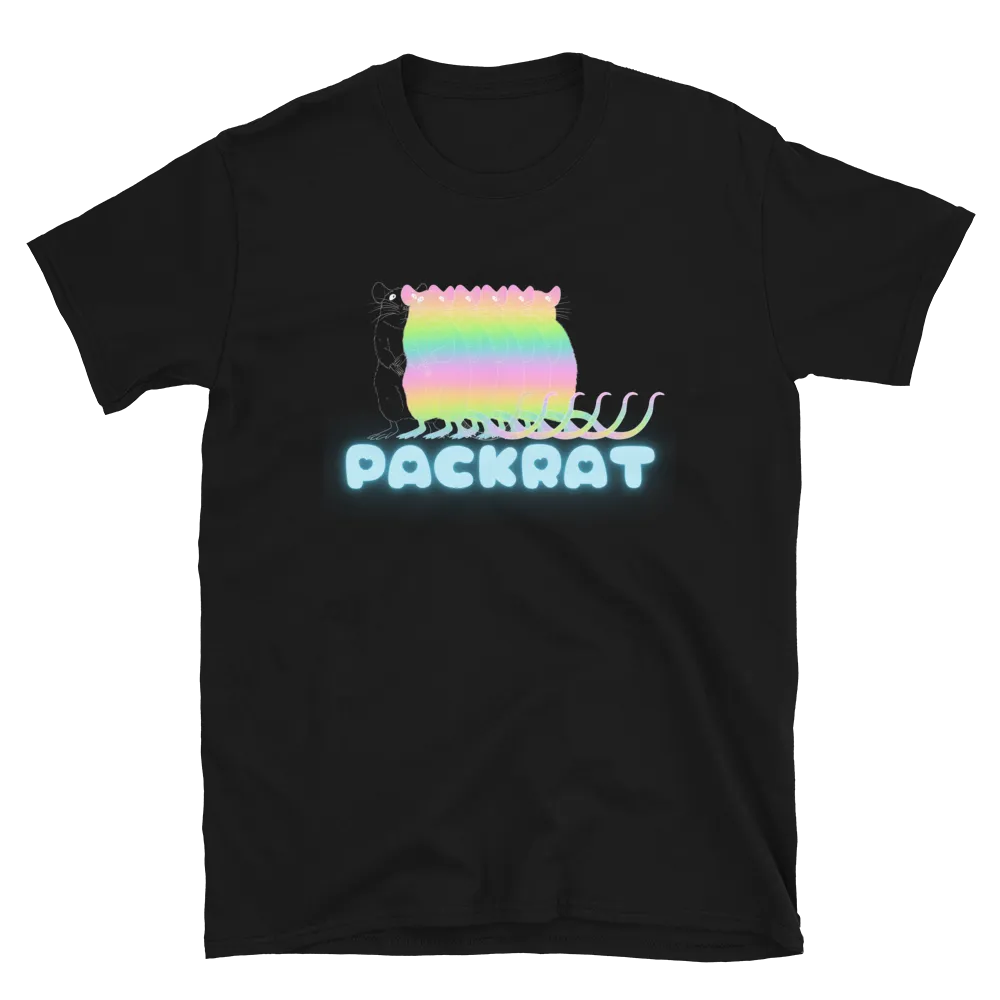 Packrat Rainbow Rat Short-Sleeve Unisex TShirt