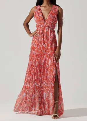 Pescadero Pleated Maxi Dress