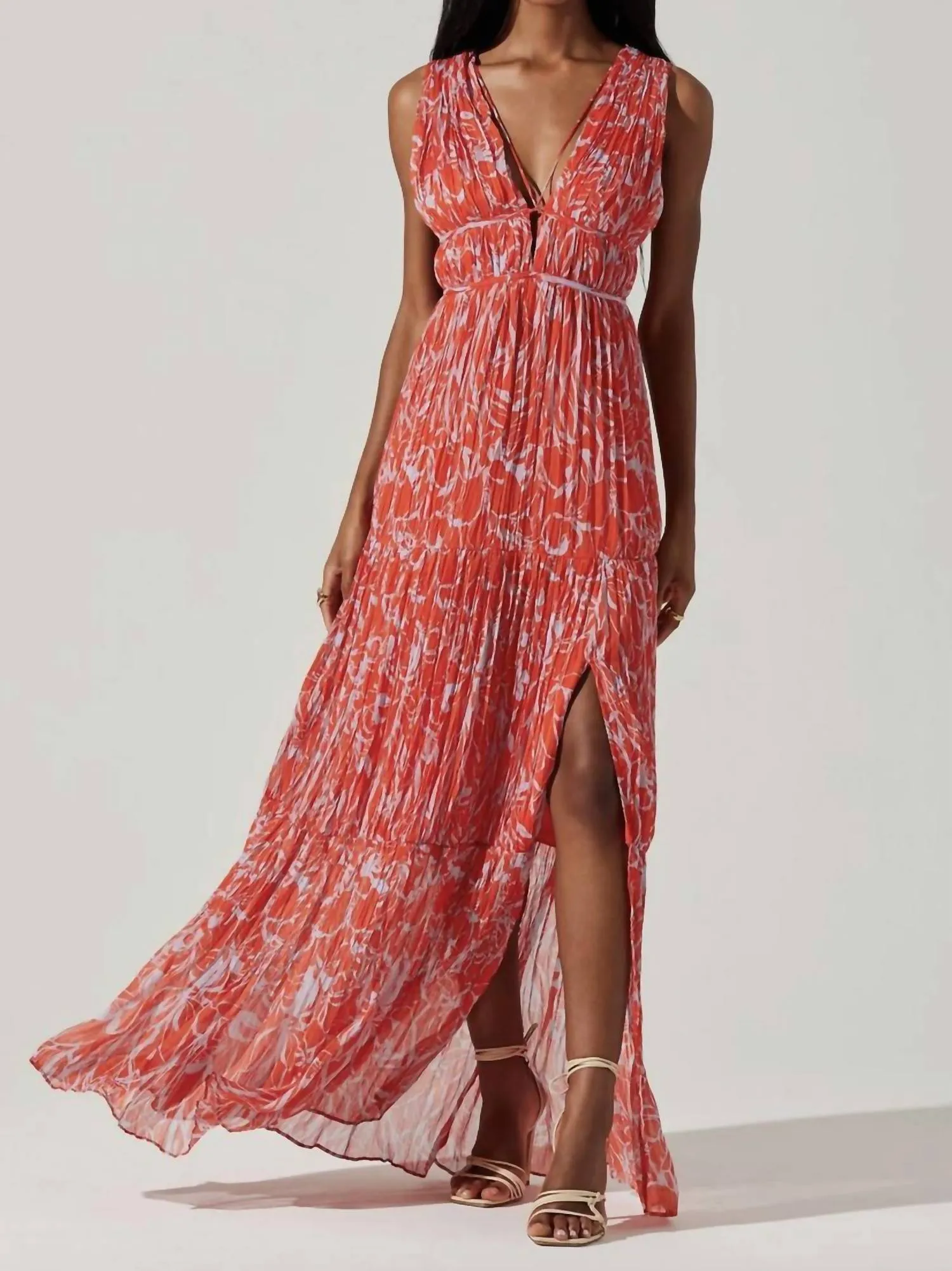 Pescadero Pleated Maxi Dress