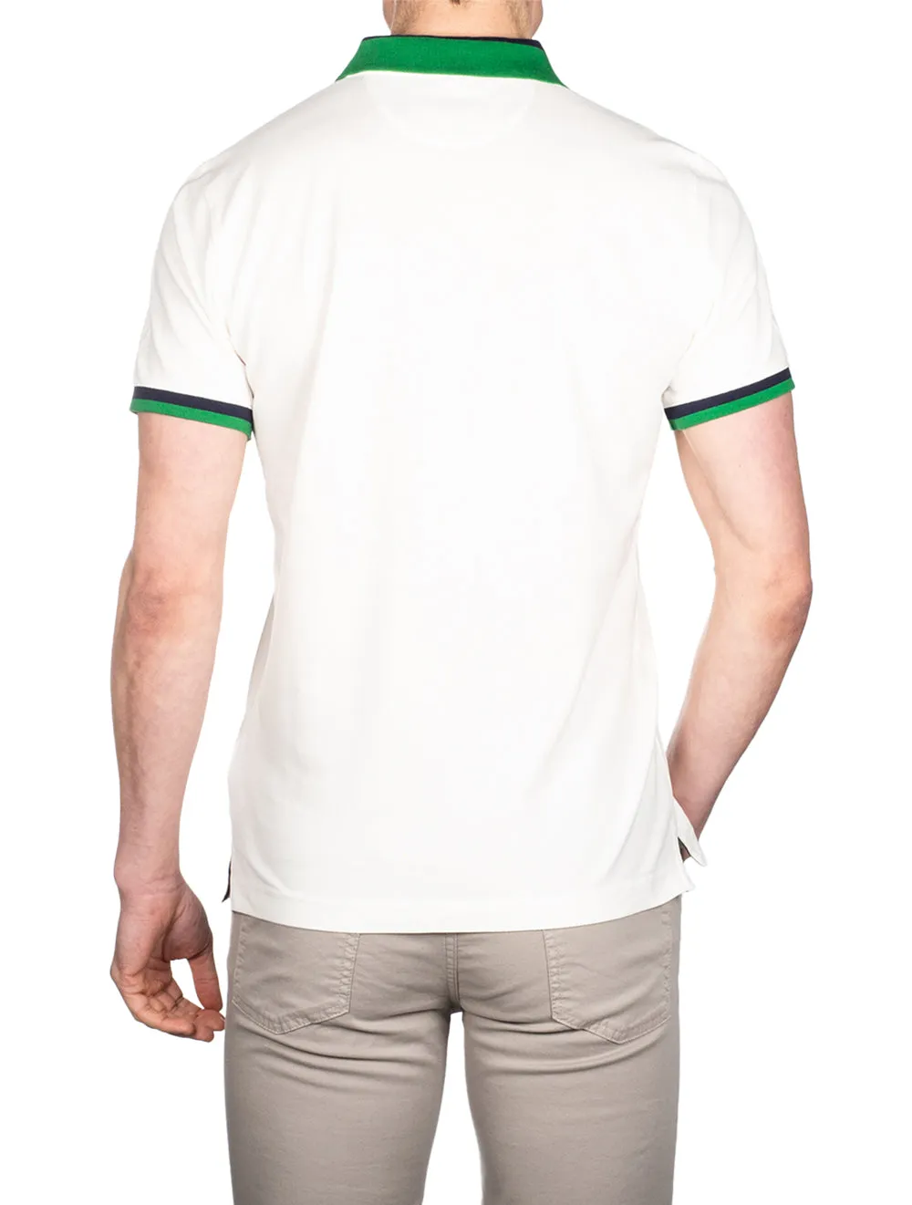 Sailing Pique Shortsleeve Rugger Eggshell