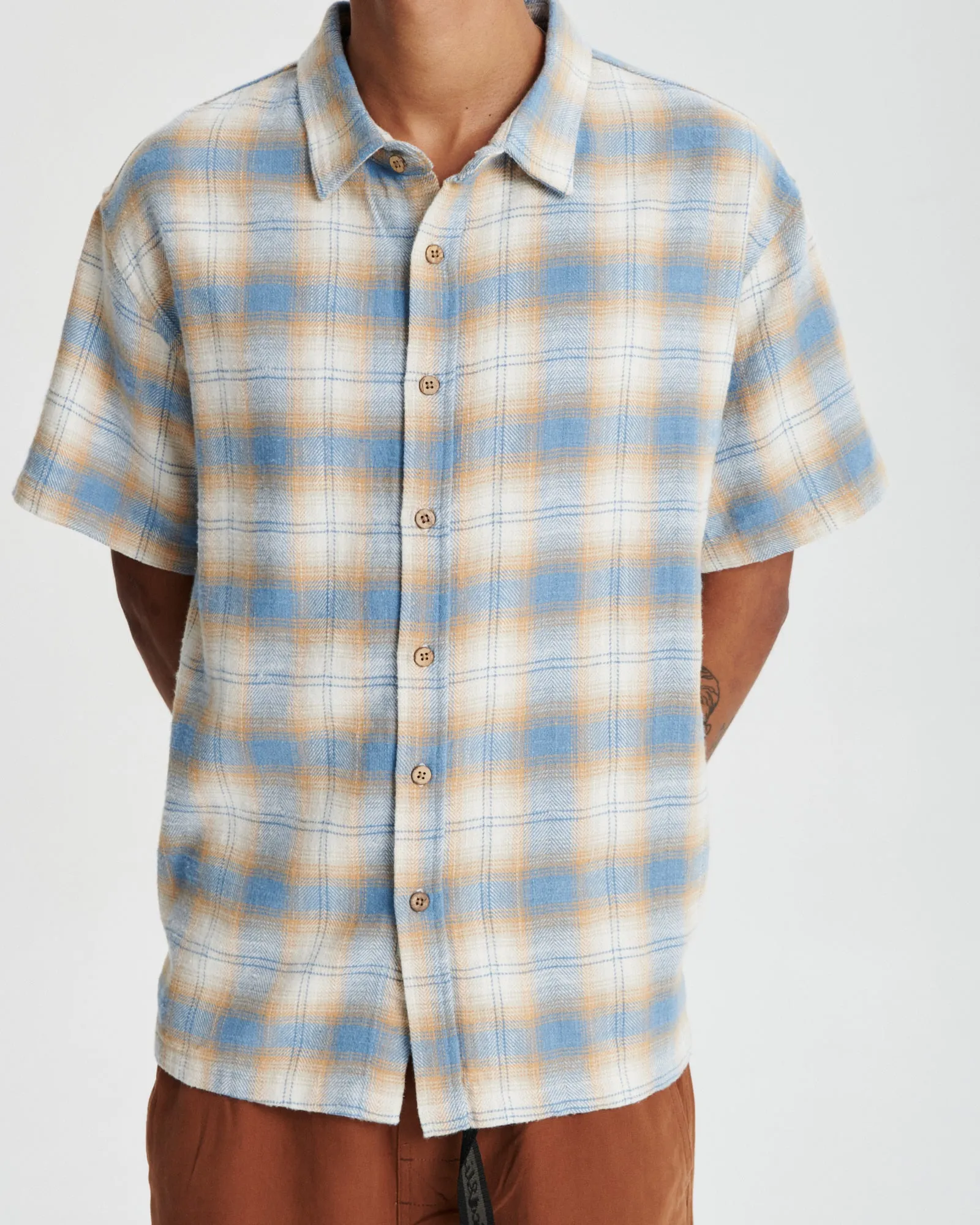 Seaside Shortsleeve Shirt - Blue