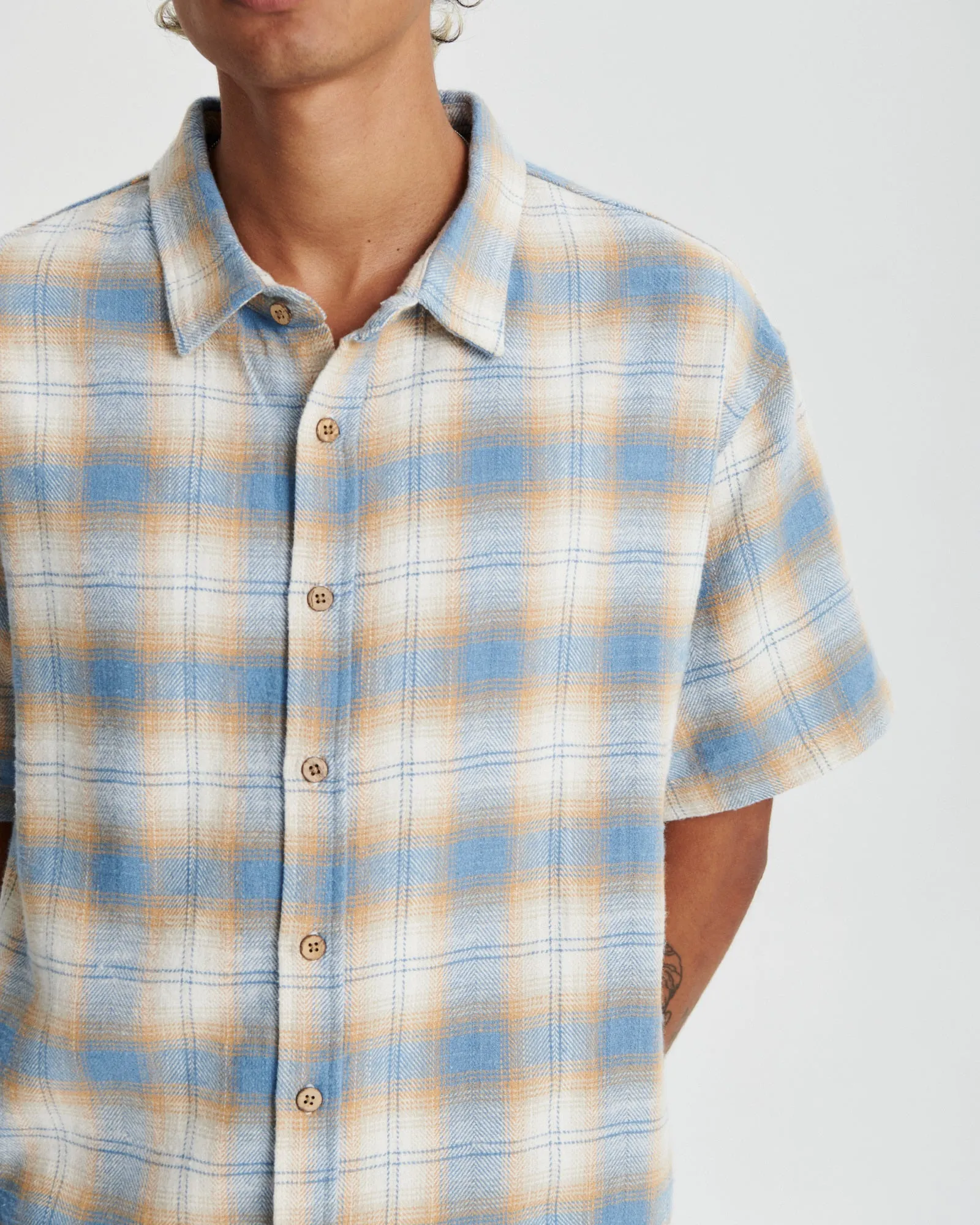 Seaside Shortsleeve Shirt - Blue