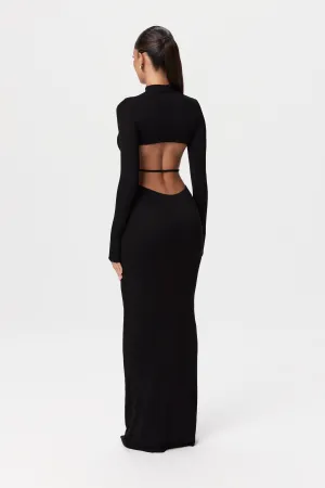 Smooth Back Cut Out Maxi Dress