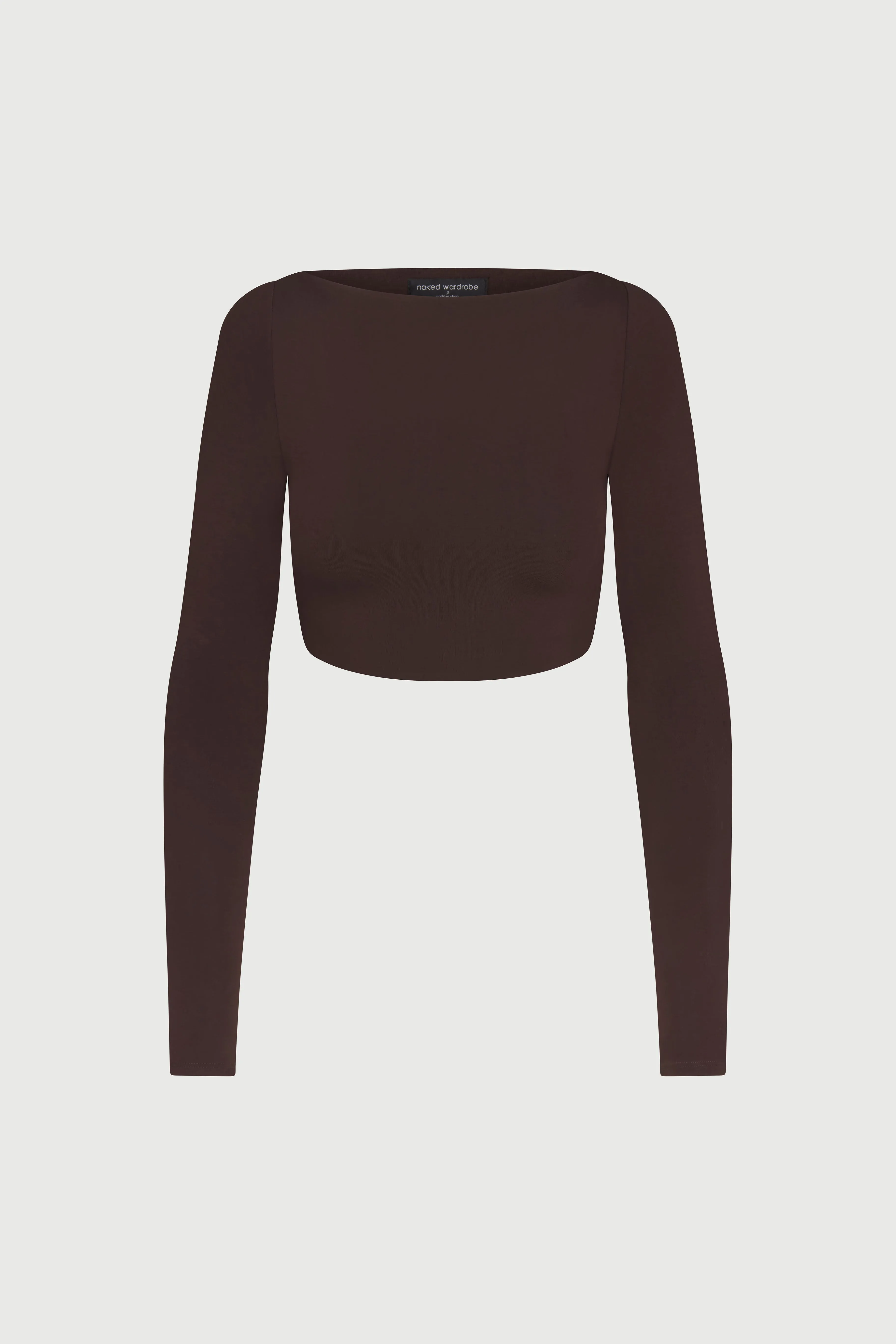 Smooth Boatneck Crop Top