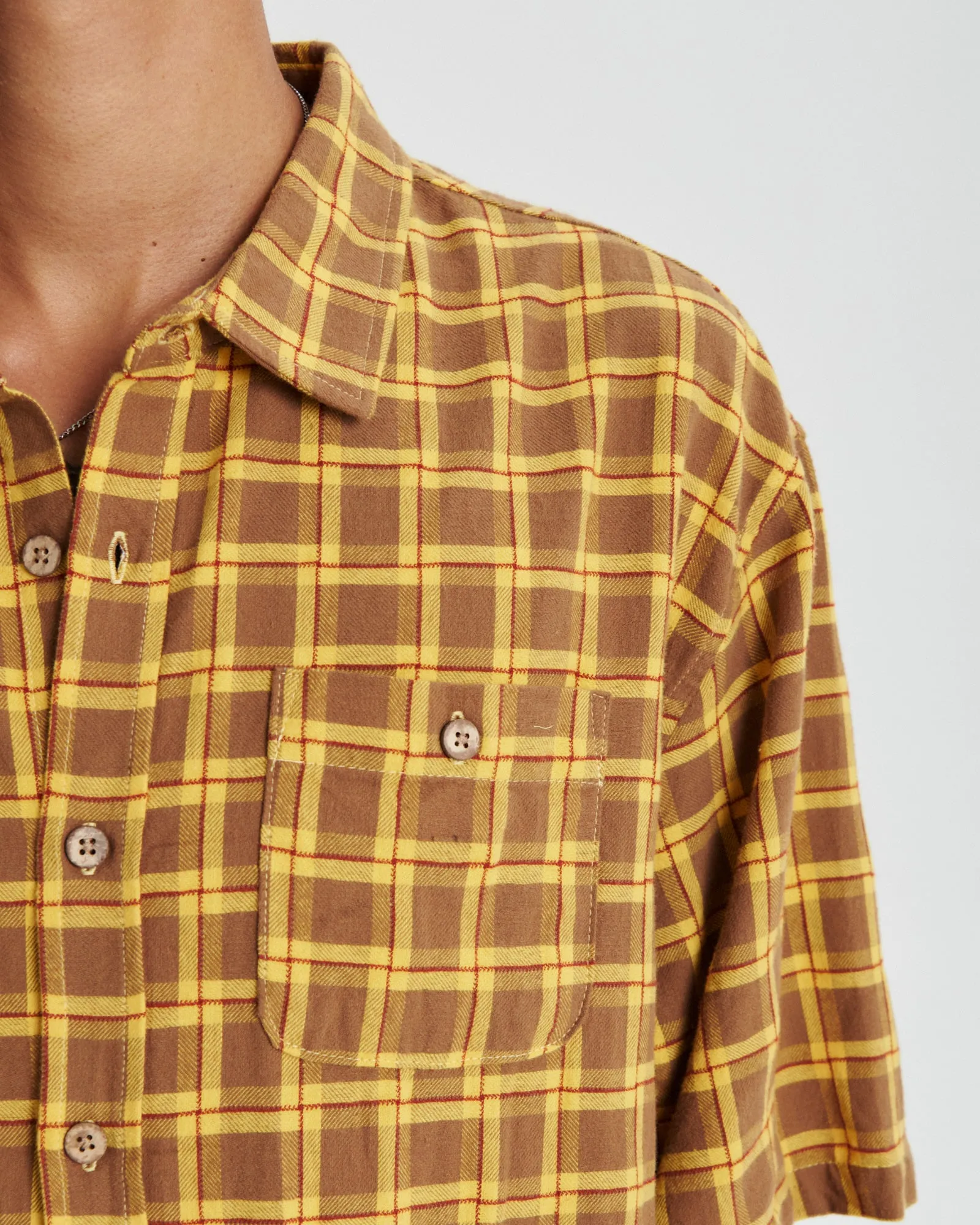 Stock Shortsleeve Shirt - Yolk