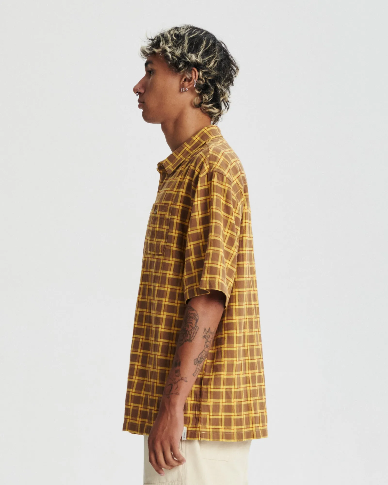 Stock Shortsleeve Shirt - Yolk