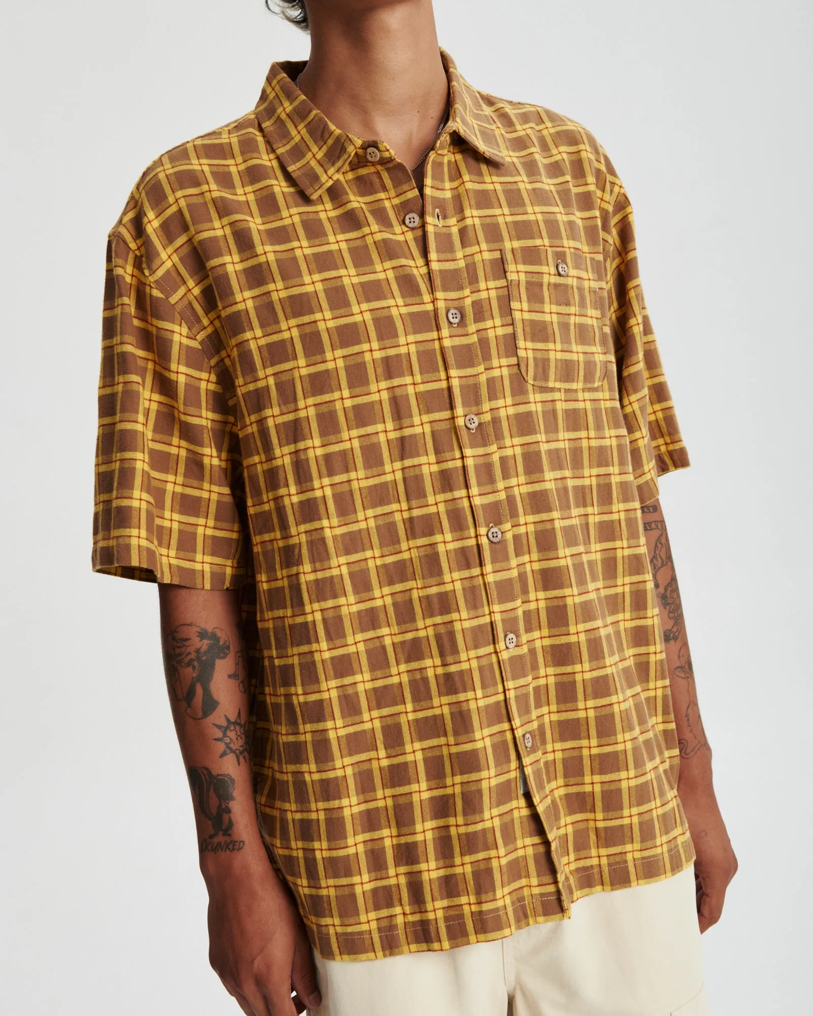 Stock Shortsleeve Shirt - Yolk