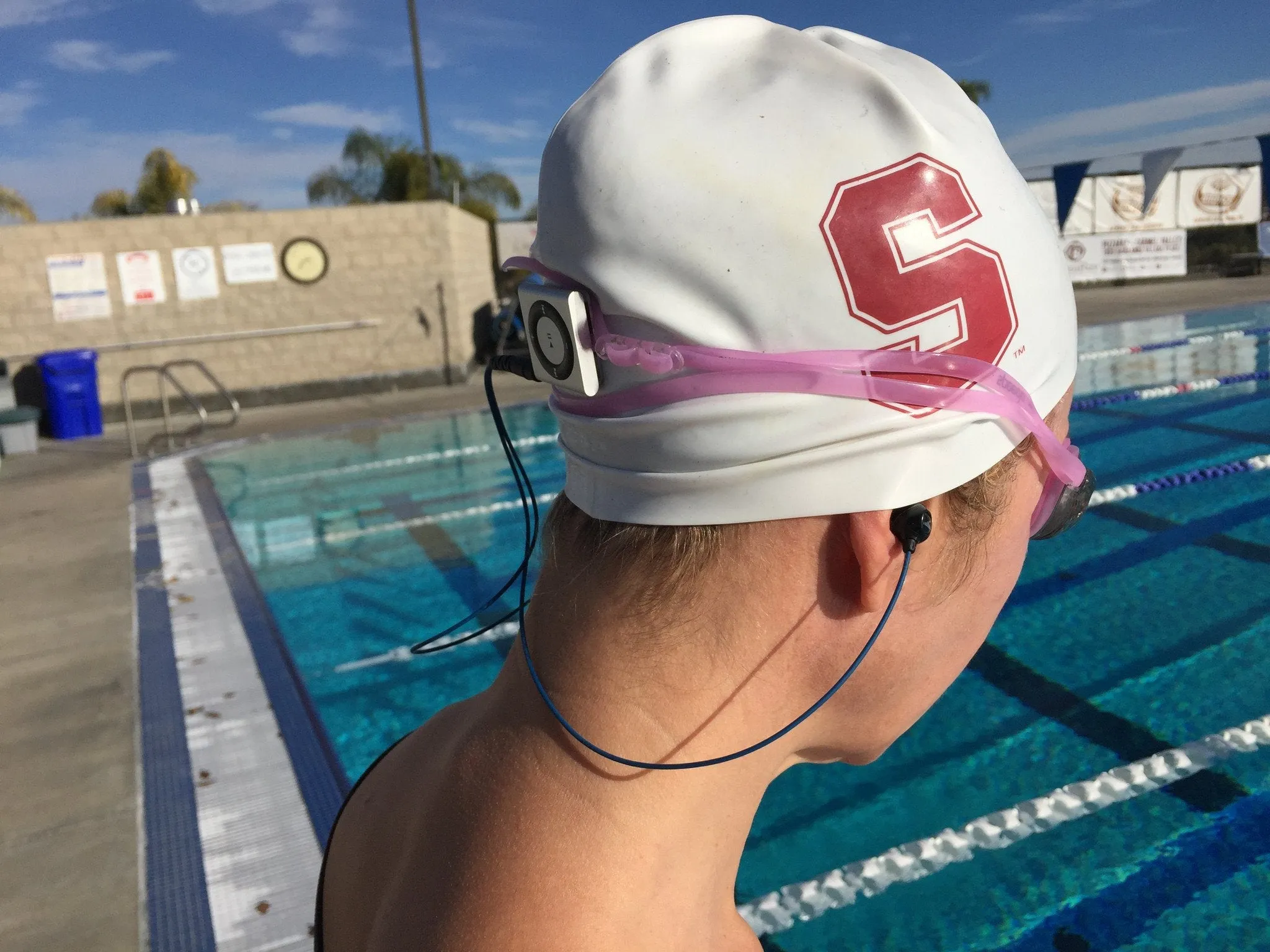 SURGE S  Waterproof Sport Headphones - Short Cord