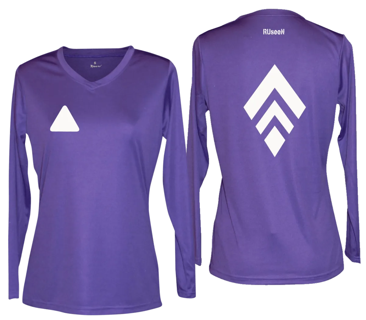 Women's Reflective Long Sleeve Shirt - Broken Diamond